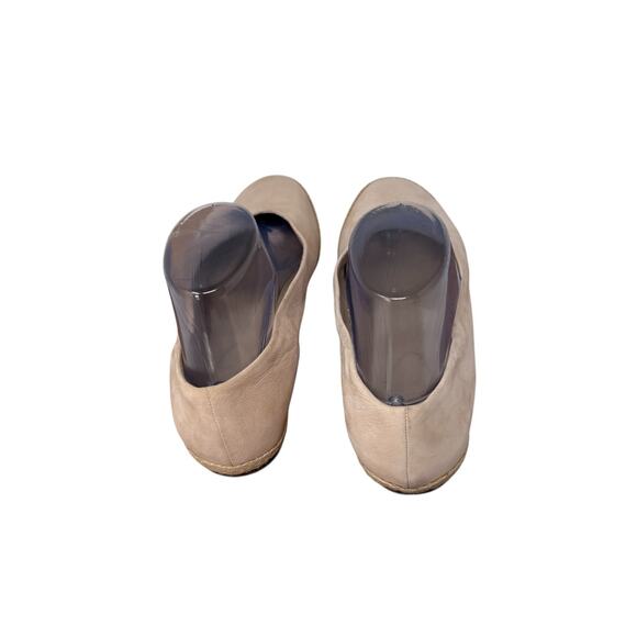 Eileen Fisher Tour Nubuck Espadrille Ballet Flat Pink Leather Womens 8 - Picture 3 of 7